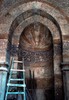 Correction of mihrab's orientation inside the Takiyya of Suleiman Pasha.