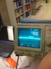  A photo showing the change in voltage on an oscilloscope.