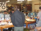 Students working in the lab.